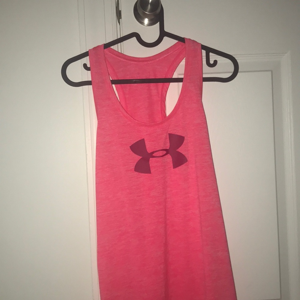Under amour hot pink tank top